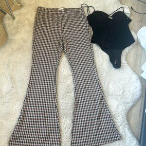 SO PLAID BELLY BOTTOM PANTS